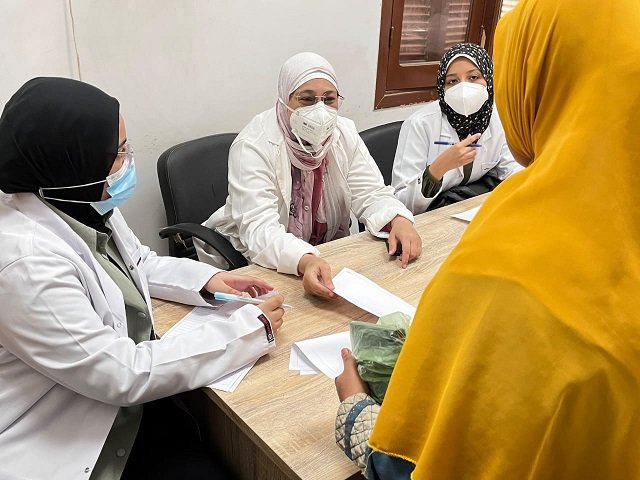 قافلة طبية بمركز شباب الشوبك