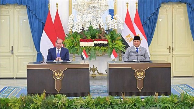المؤتمر الصحفي للرئيس في أندونيسيا
